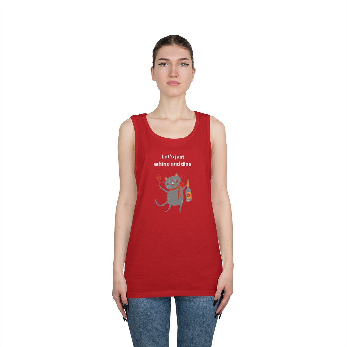 Let's Just Whine and Dine Men's/Unisex Tank Top