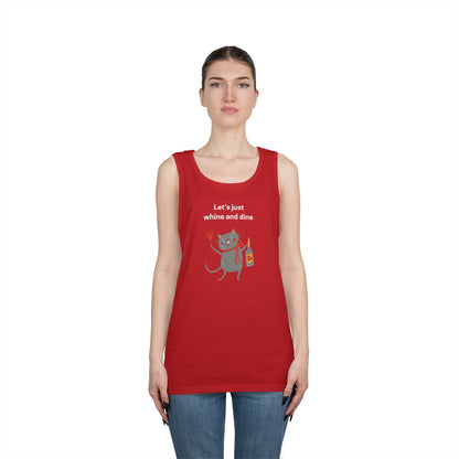 Let's Just Whine and Dine Men's/Unisex Tank Top