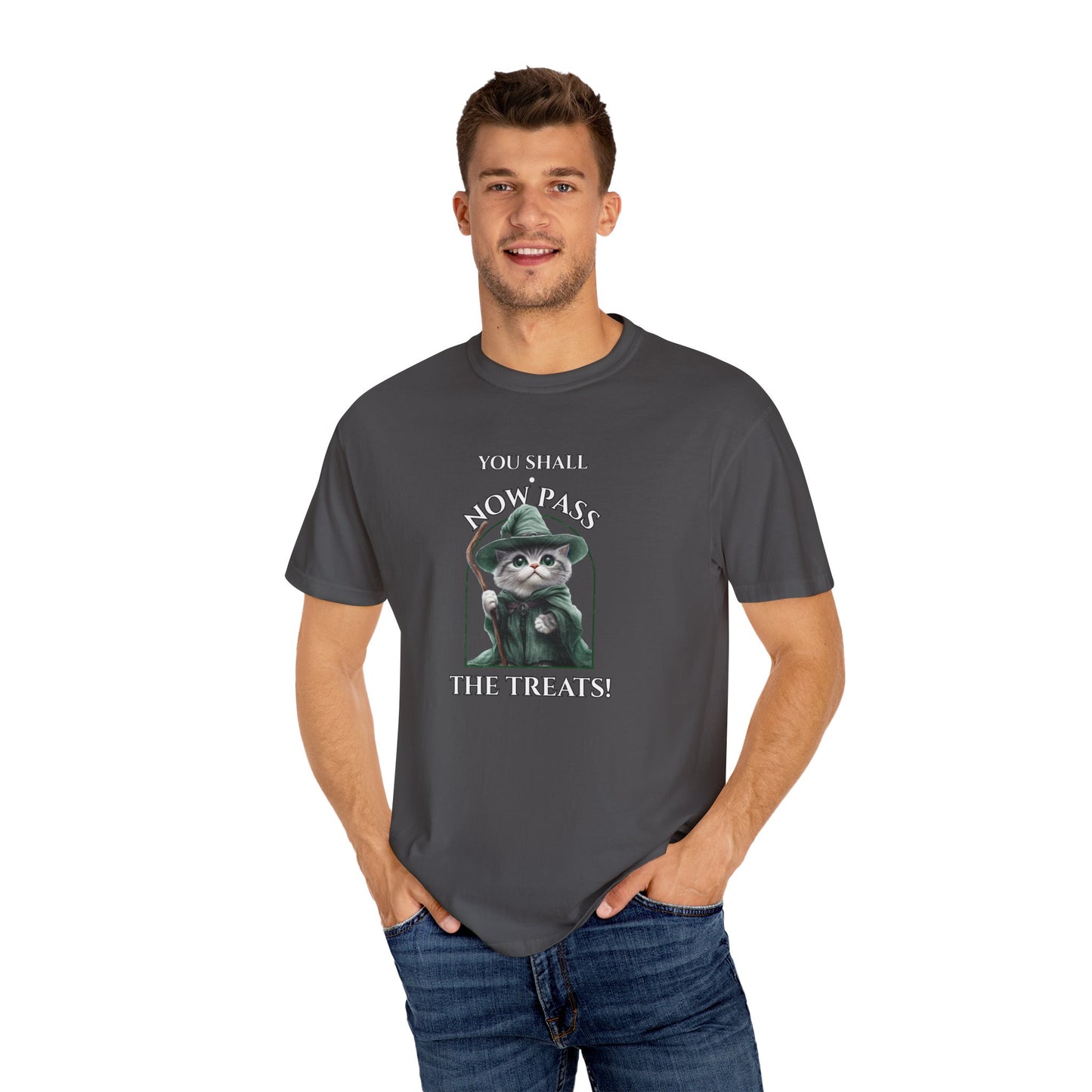 You Shall Now Pass the Treats Funny Men's/Unisex T-Shirt