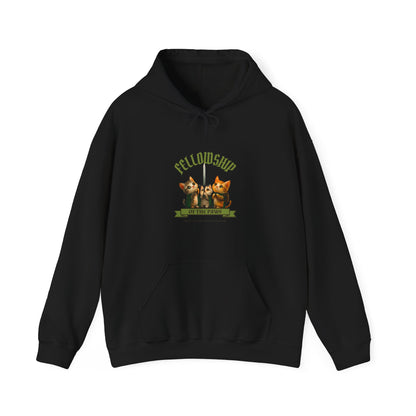 Fellowship of the Paws Funny Unisex Hoodie