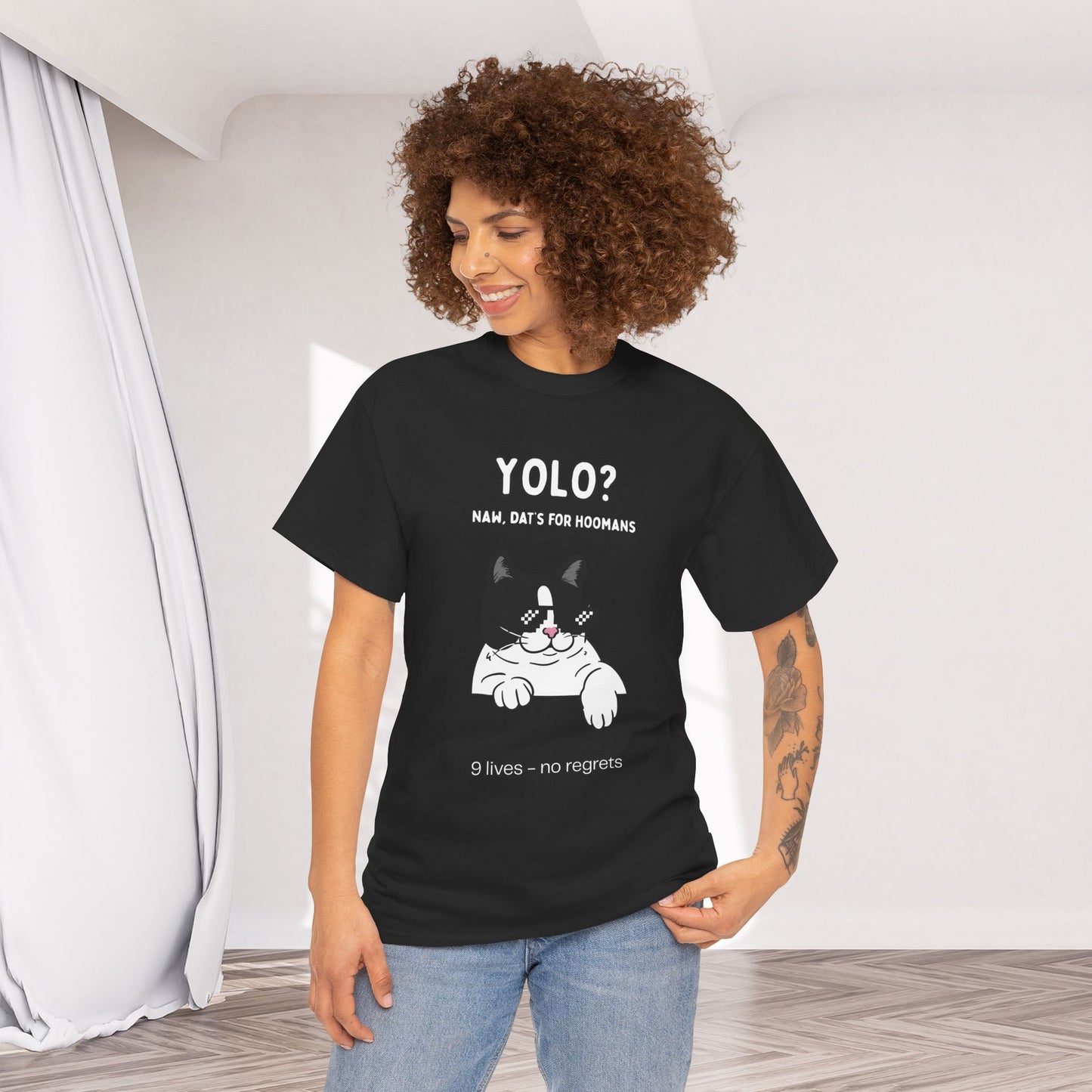 "YOLO? Dat's for hoomans" Funny T-Shirt