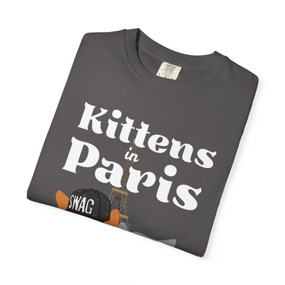 "Kittens in Paris" Funny Cat T-Shirt