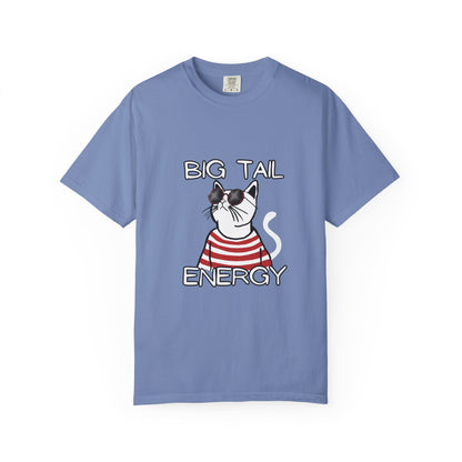 "Big Tail Energy" Men's Bold Edgy Cat T-Shirt