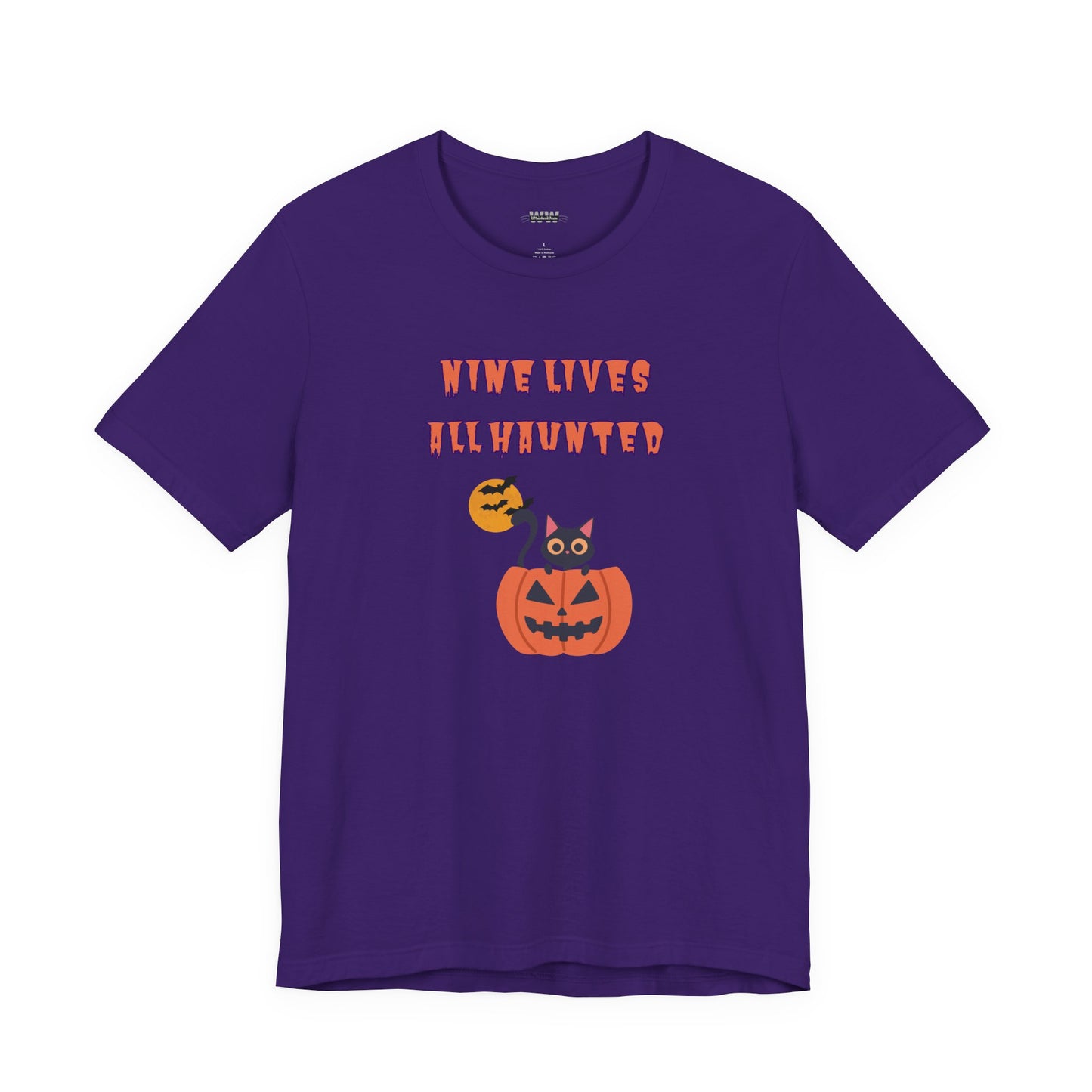 Nine Lives, All Haunted Halloween Unisex Shirt