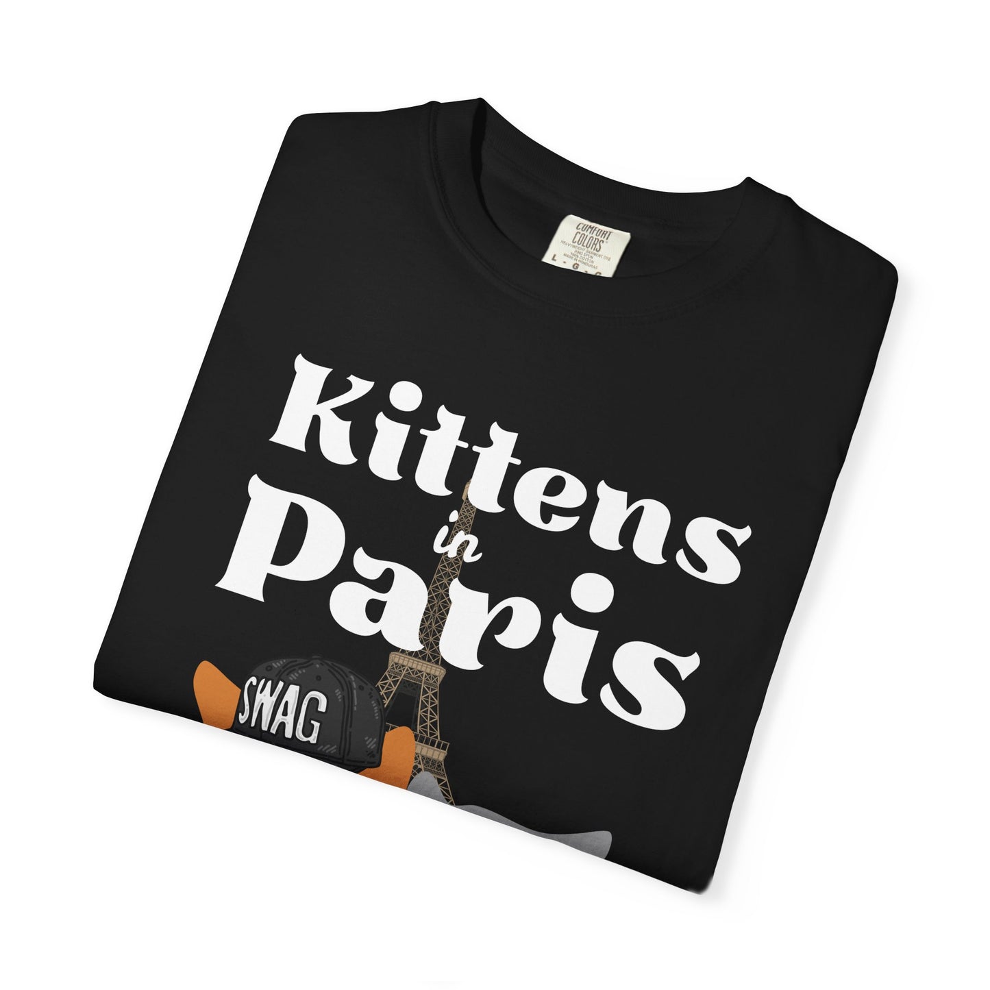 "Kittens in Paris" Funny Cat T-Shirt