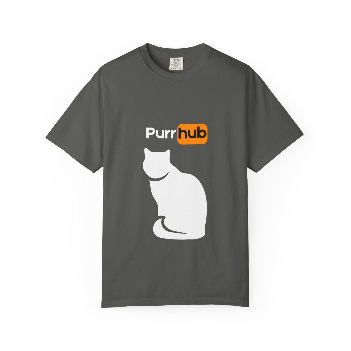 "Purr Hub" Edgy Cat T-Shirt