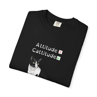 "Cat-titude" Funny Cat T-Shirt