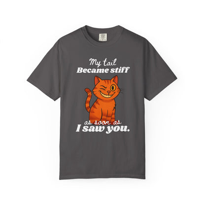 "Stiff Tail" Bold & Edgy Cat T-Shirt