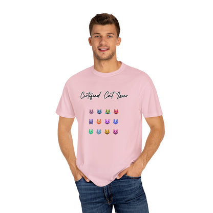Certified Cat Lover Funny Unisex T-Shirt
