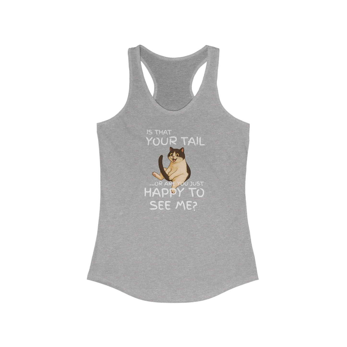 Is That Your Tail? Women's Edgy Tank Top