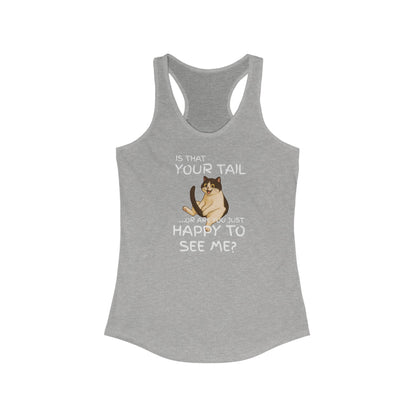 Is That Your Tail? Women's Edgy Tank Top
