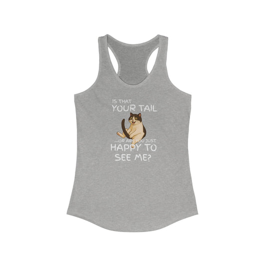 Is That Your Tail? Women's Edgy Tank Top