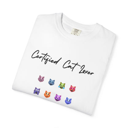 Certified Cat Lover Funny Unisex T-Shirt
