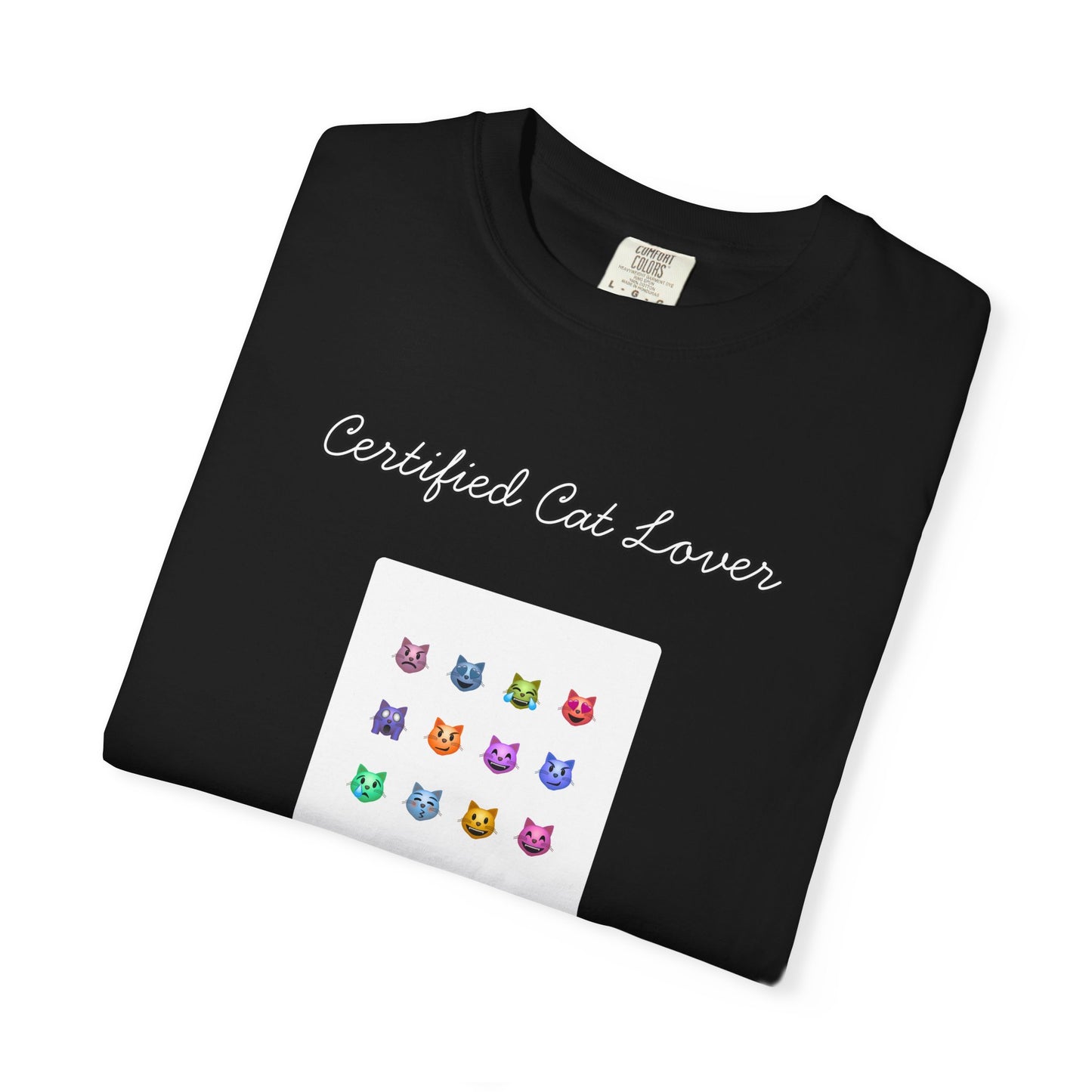 Certified Cat Lover Funny Men's/Unisex Tee