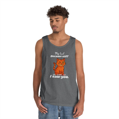 My Tail Got Stiff As Soon As I Saw You Men's/Unisex Edgy Tank Top