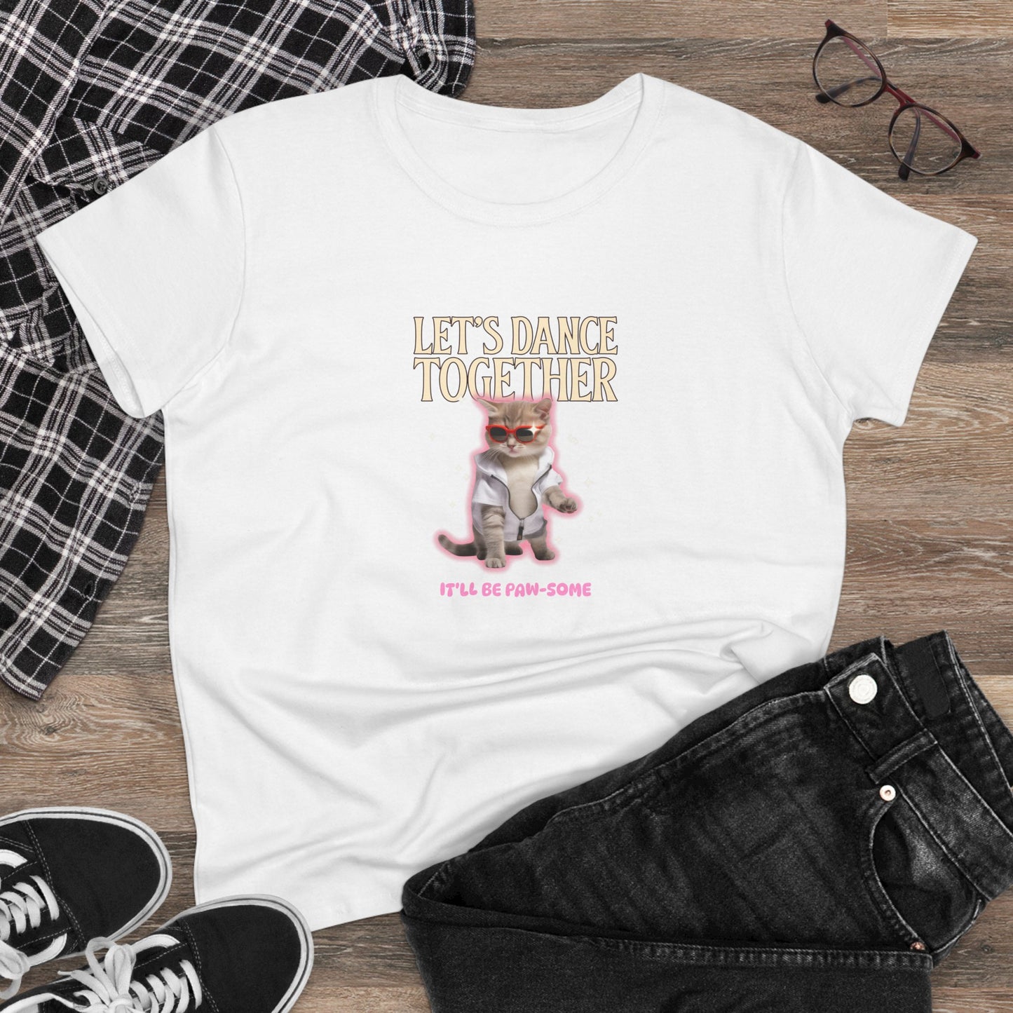 Let's Dance Together Funny Women's T-Shirt