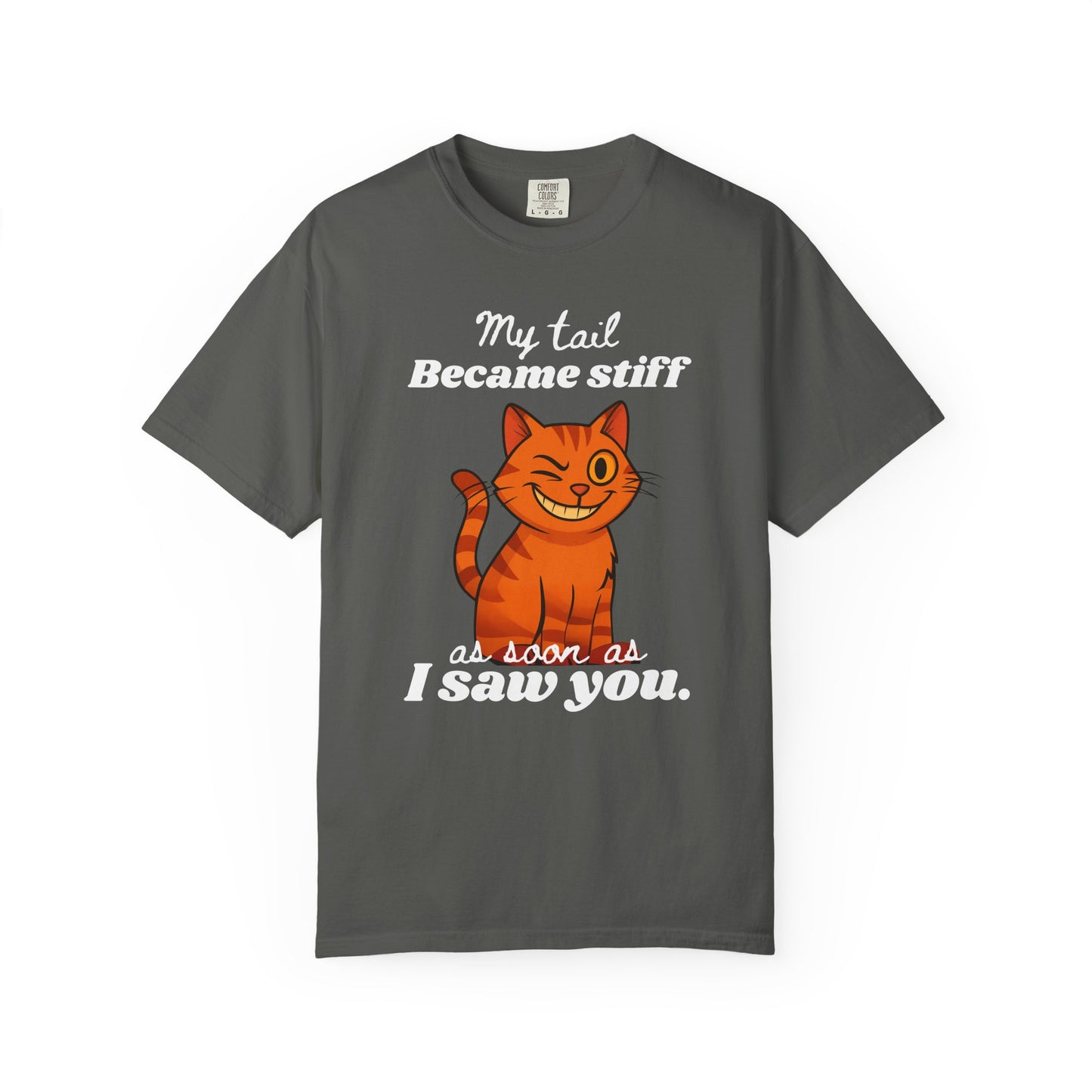 "Stiff Tail" Bold & Edgy Cat T-Shirt