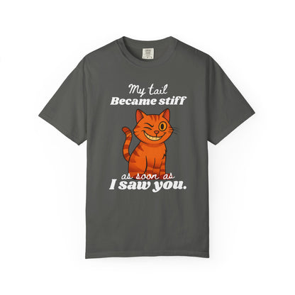 "Stiff Tail" Bold & Edgy Cat T-Shirt