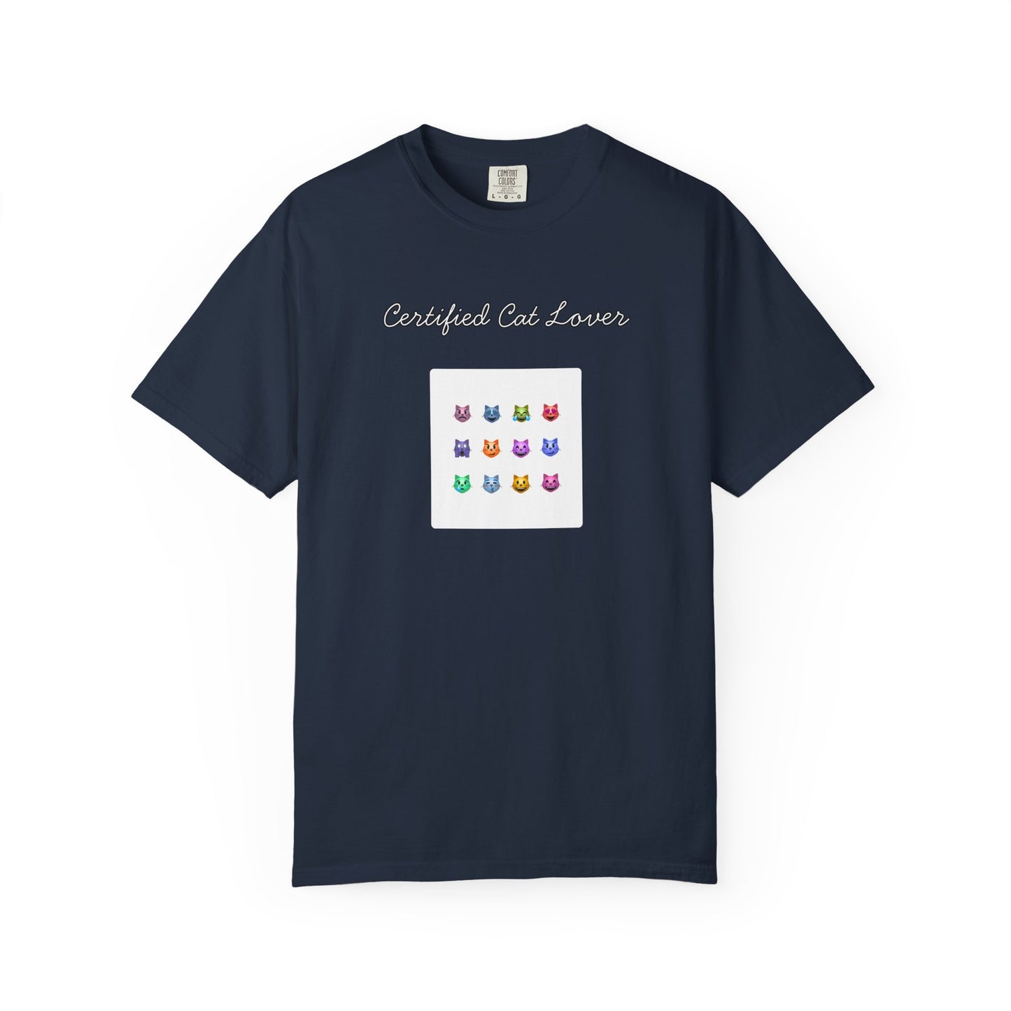 Certified Cat Lover Funny Men's/Unisex Tee