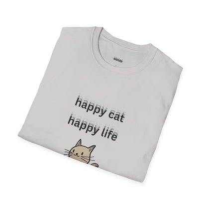 Happy Cat Happy Life Men's/Unisex (Bright Colors)