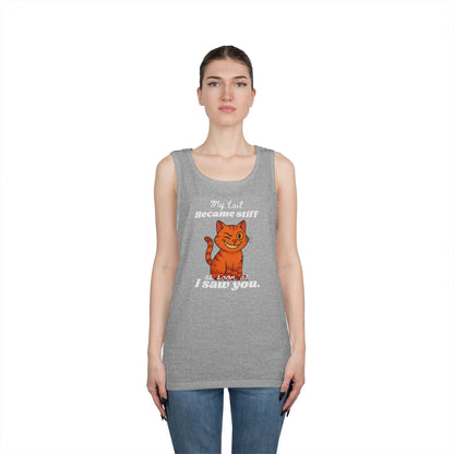 My Tail Got Stiff As Soon As I Saw You Men's/Unisex Edgy Tank Top