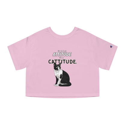 All About the Cattitude - Women's Crop Top