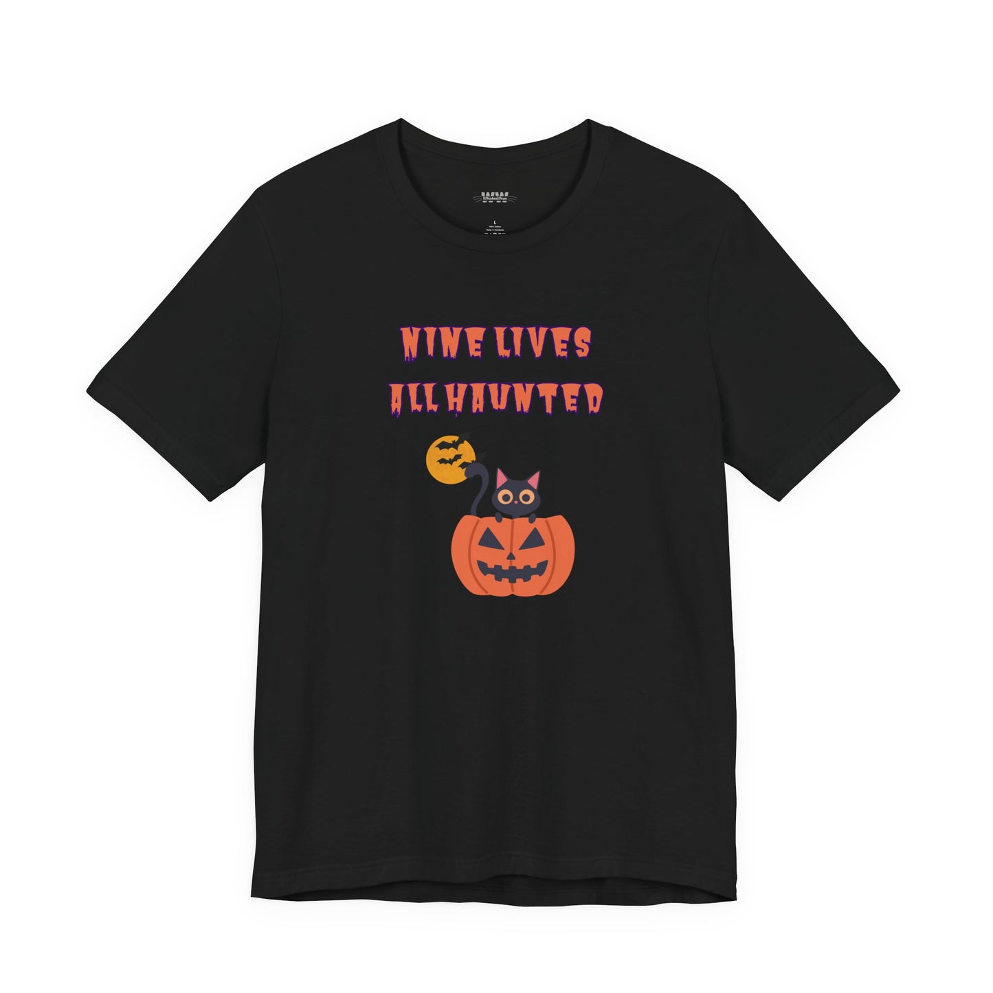 Nine Lives, All Haunted Halloween Unisex Shirt
