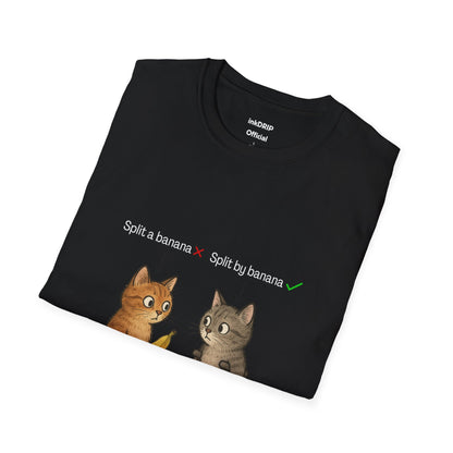 "Banana Split" Funny Cat T-shirt