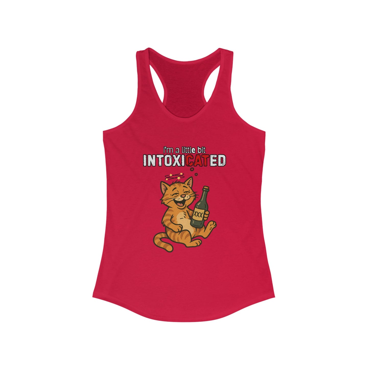 "IntoxiCATed" - Funny Women's Tank Top