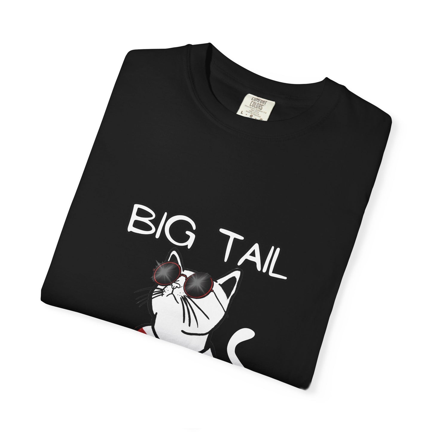 "Big Tail Energy" Men's Bold Edgy Cat T-Shirt