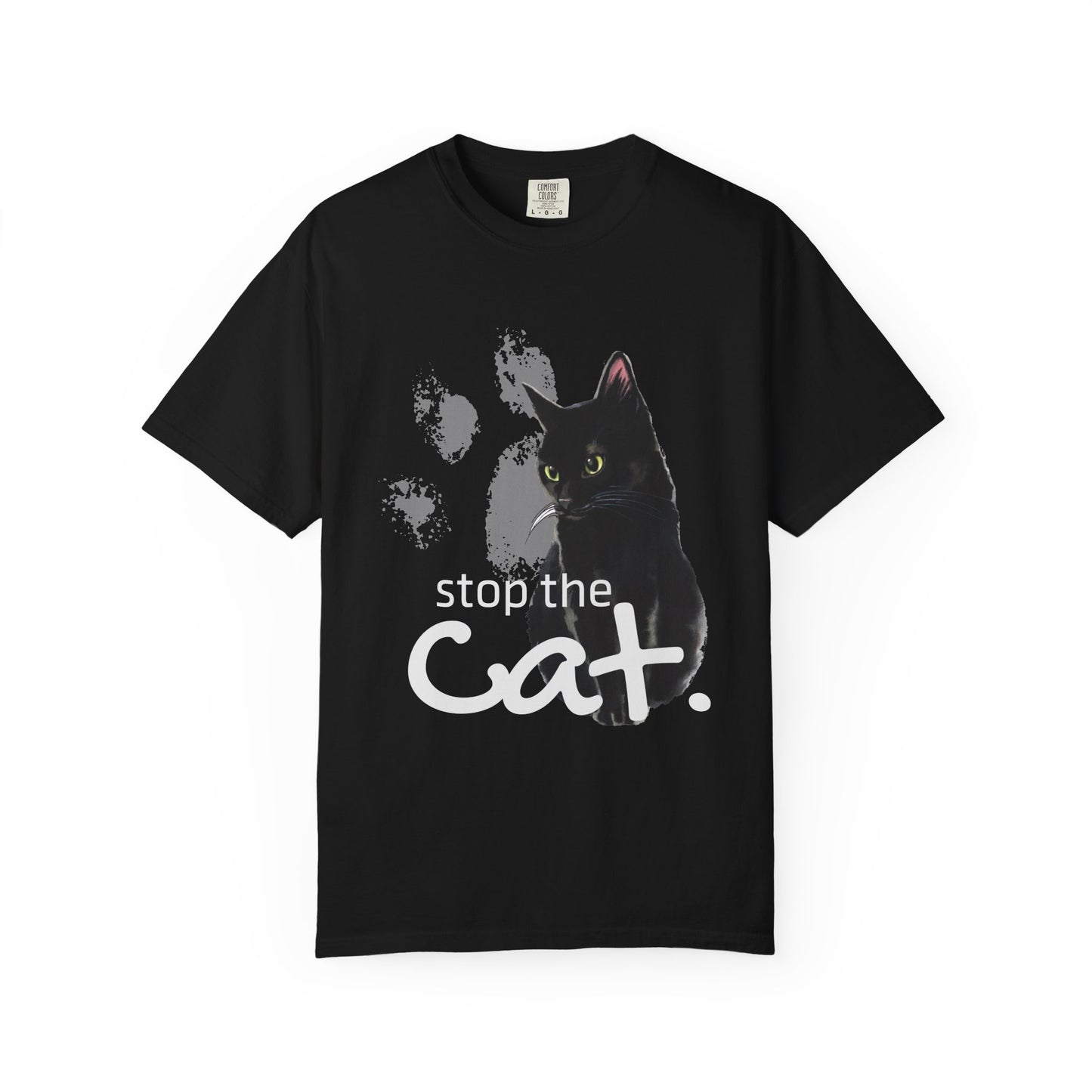 "Stop the Cat" Funny & Stylish Cat T-Shirt