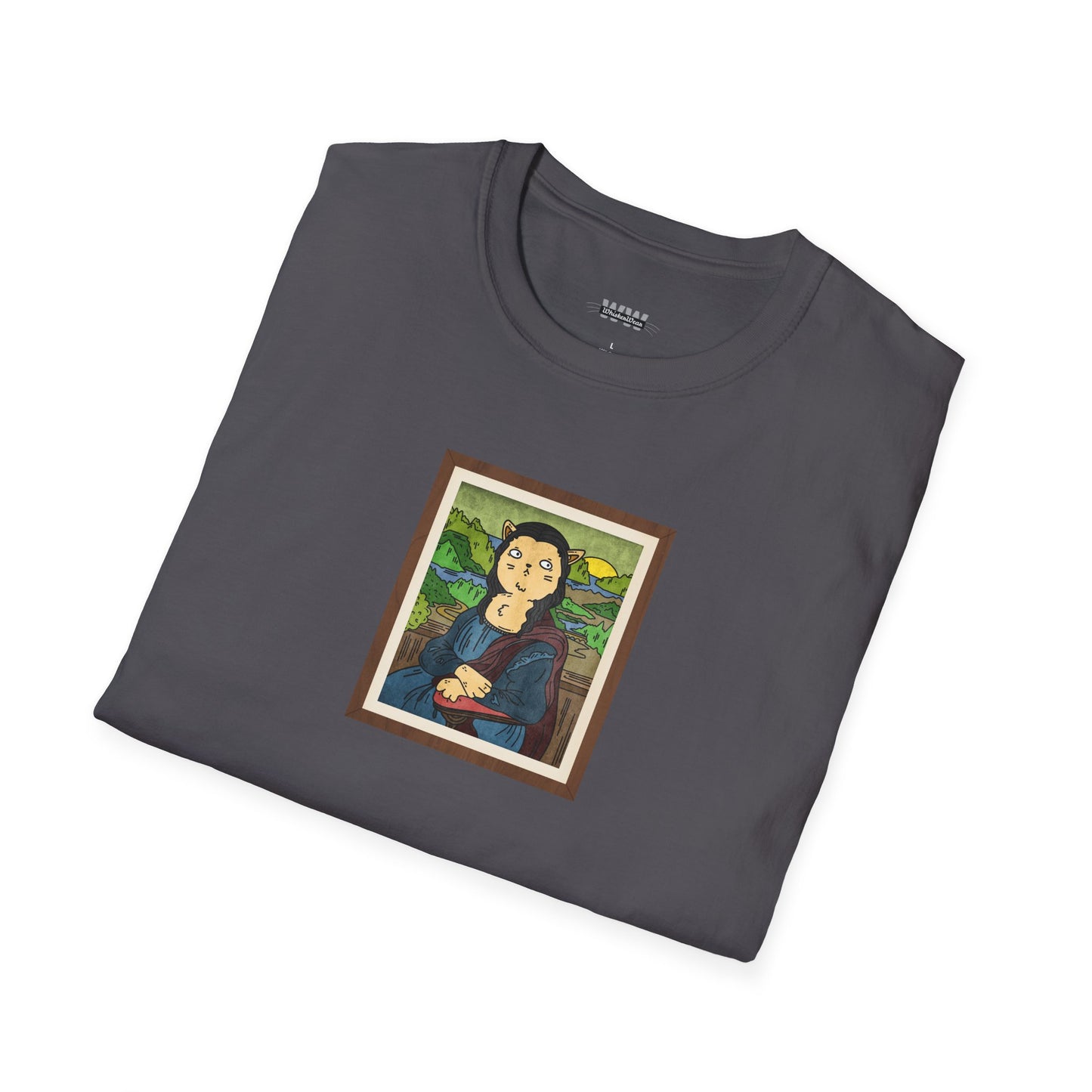 'Meowna Lisa' Funny Men's/Unisex T-Shirt