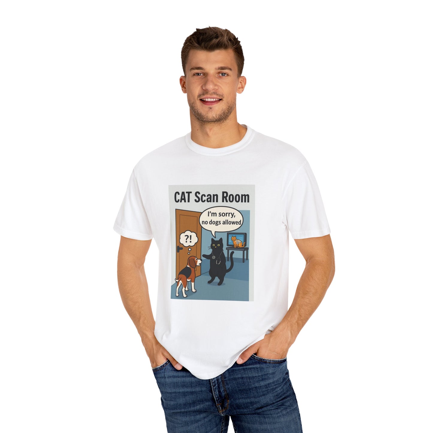 "CAT Scan" Funny Cat T-Shirt