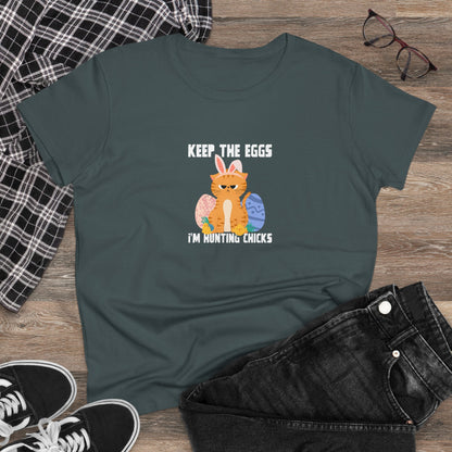 Keep the Eggs Funny Easter Women's T-Shirt