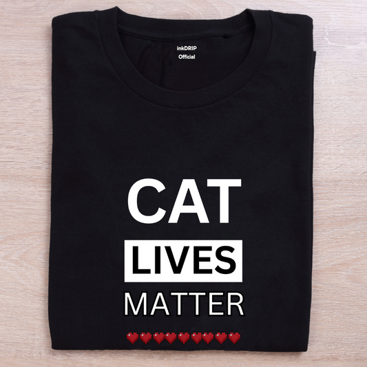 "Cat Lives Matter" Bold Cat T-Shirt
