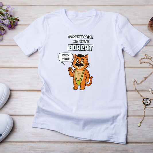 "BORCAT" Hilarious Women's Cat T-Shirt