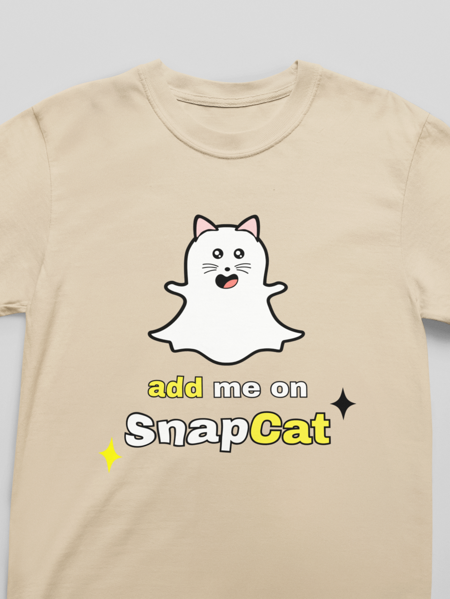 Add Me On SnapCat Men/Unisex T-Shirt