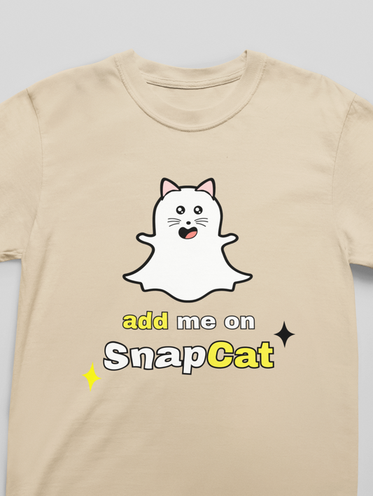 Add Me On SnapCat Men/Unisex T-Shirt