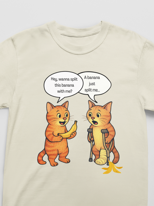 "Banana Split" - Funny Comic T-Shirt