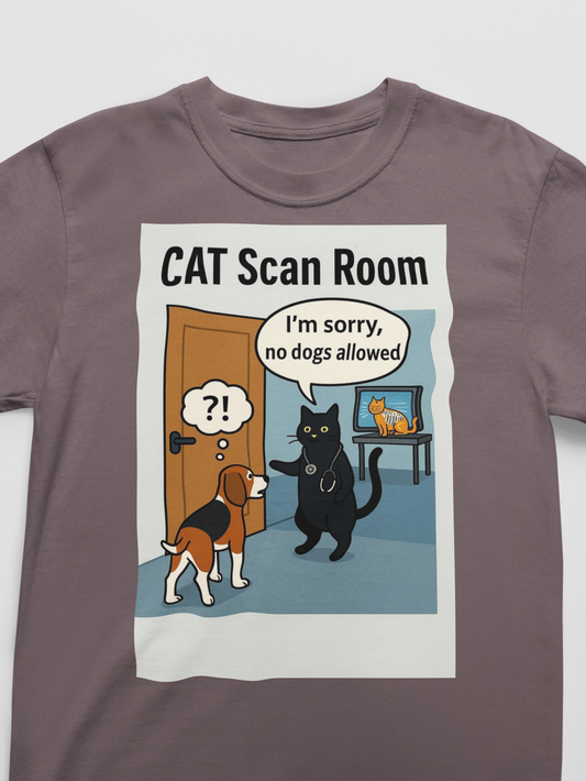 "CAT Scan" Funny Cat T-Shirt