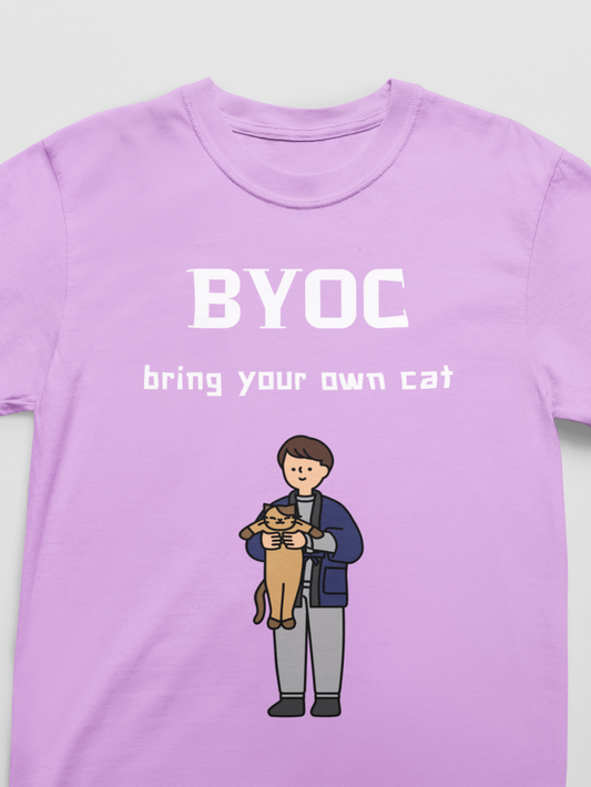 "BYOC, Bring Your Own Cat" Hilarious Women's Shirt
