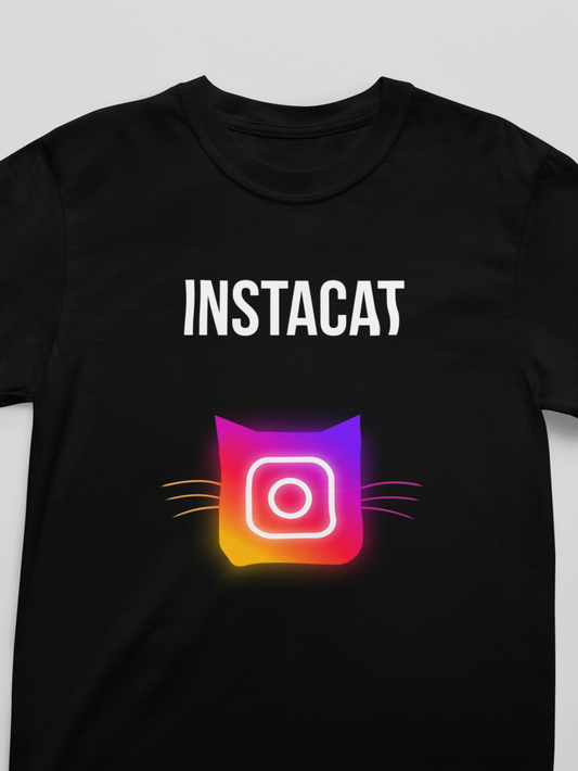 "InstaCat" Funny Cat T-Shirt