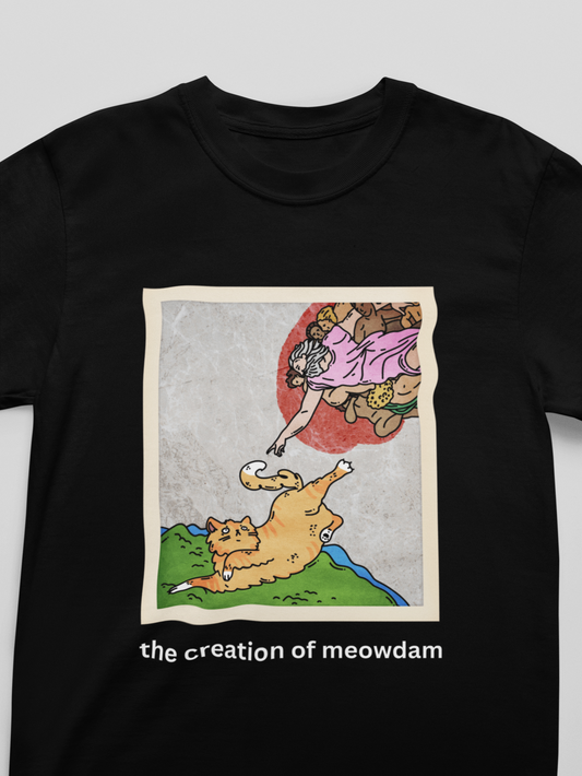 Creation of Meowdam Unisex T-Shirt