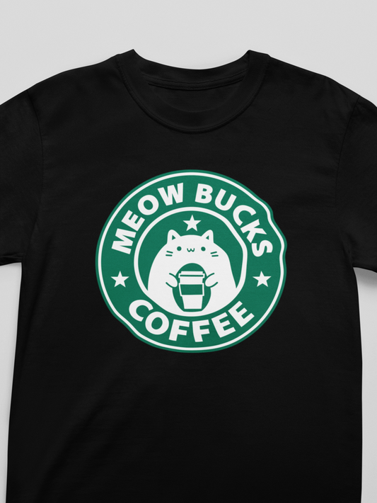 Meowbucks Coffee Unisex T-Shirt